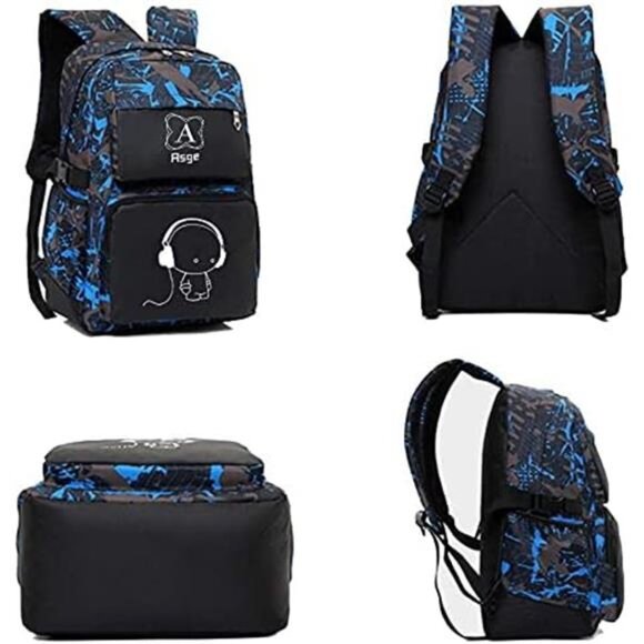 Backpack for School Boys Backpacks for Kids Camo Bookbag for Middle School - Picture 4 of 7